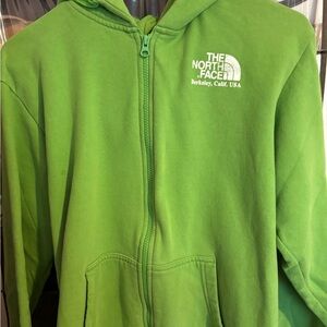 The North Face men’s green jacket